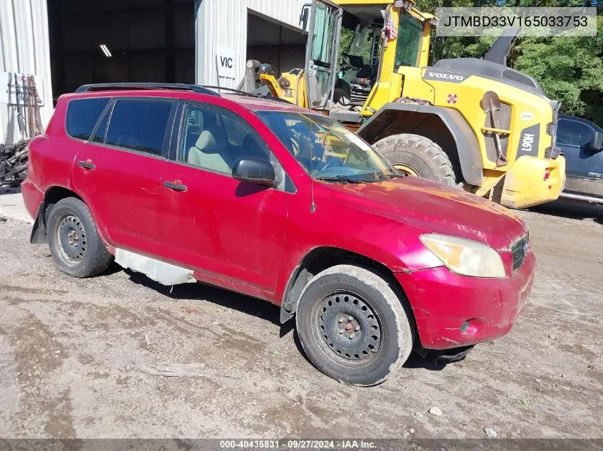 2006 Toyota Rav4 VIN: JTMBD33V165033753 Lot: 40435831