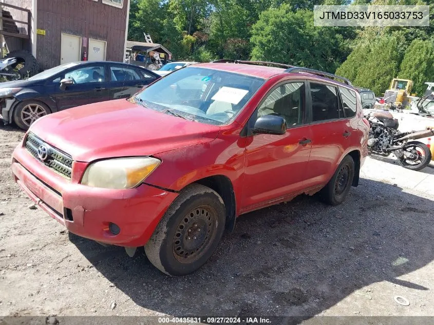 2006 Toyota Rav4 VIN: JTMBD33V165033753 Lot: 40435831