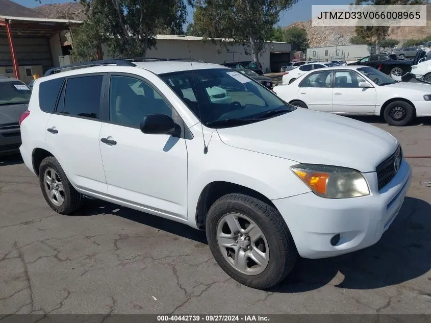 2006 Toyota Rav4 VIN: JTMZD33V066008965 Lot: 40442739