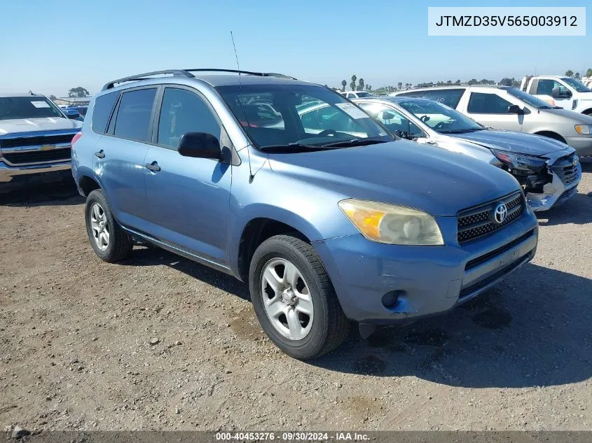 2006 Toyota Rav4 VIN: JTMZD35V565003912 Lot: 40453276