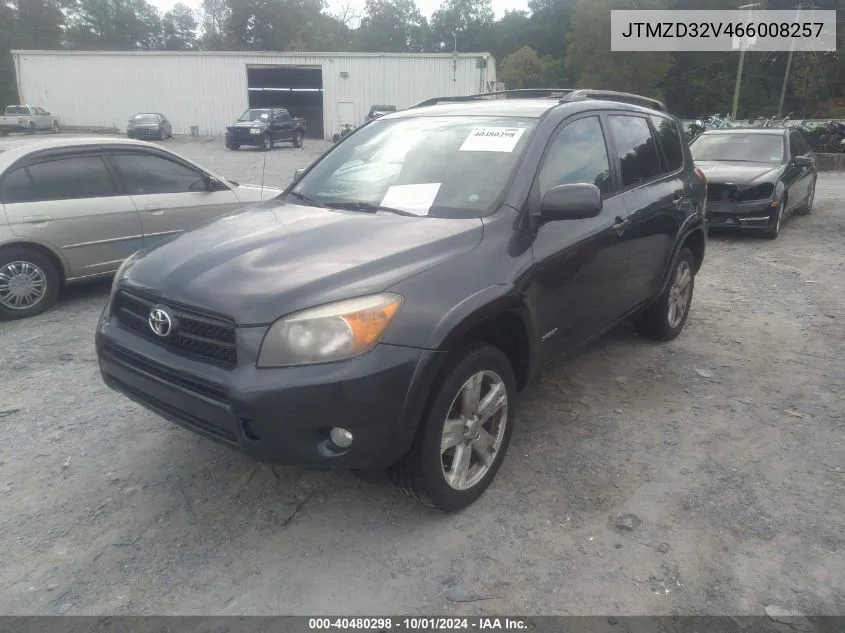 2006 Toyota Rav4 Sport VIN: JTMZD32V466008257 Lot: 40480298