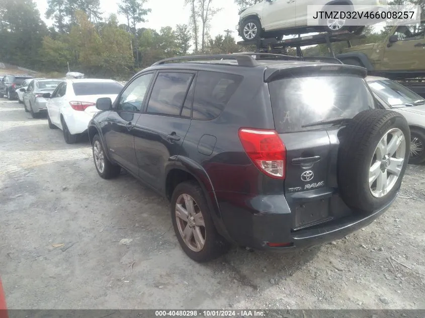 2006 Toyota Rav4 Sport VIN: JTMZD32V466008257 Lot: 40480298