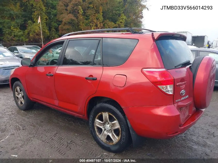 2006 Toyota Rav4 VIN: JTMBD33V566014293 Lot: 40497107