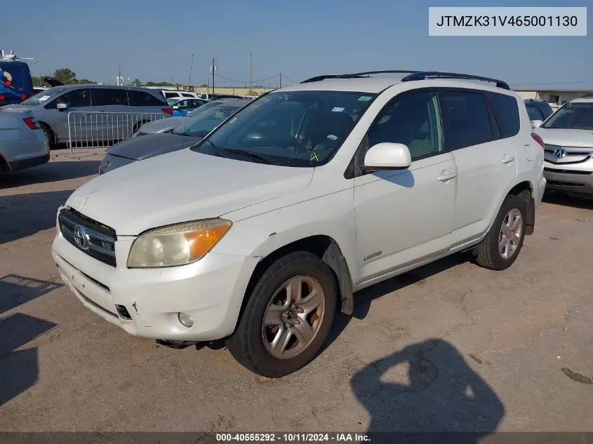 JTMZK31V465001130 2006 Toyota Rav4 Limited V6