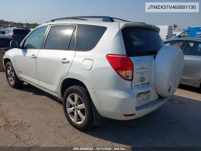 JTMZK31V465001130 2006 Toyota Rav4 Limited V6