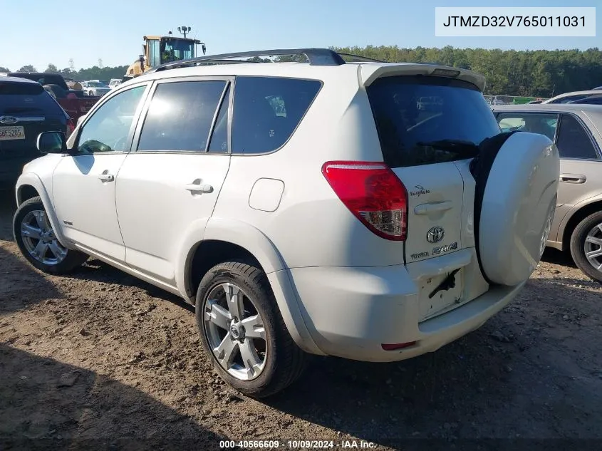 2006 Toyota Rav4 Sport VIN: JTMZD32V765011031 Lot: 40566609