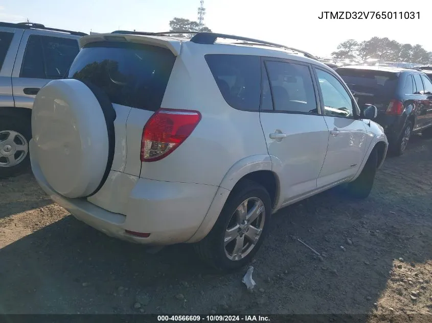 2006 Toyota Rav4 Sport VIN: JTMZD32V765011031 Lot: 40566609