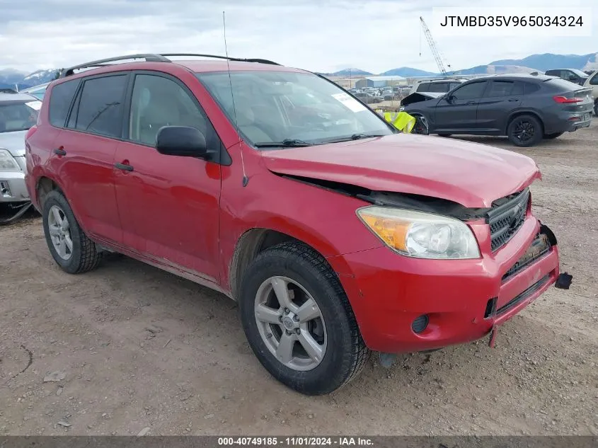 JTMBD35V965034324 2006 Toyota Rav4