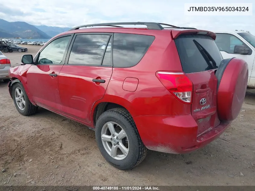 JTMBD35V965034324 2006 Toyota Rav4