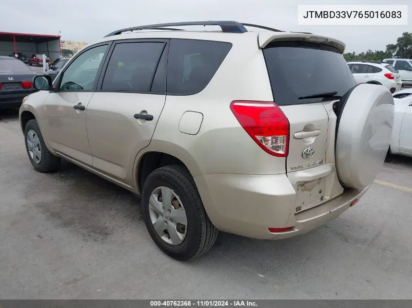 2006 Toyota Rav4 VIN: JTMBD33V765016083 Lot: 40762368