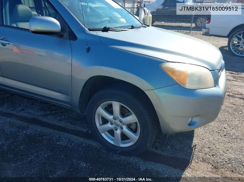 2006 Toyota Rav4 Limited V6 VIN: JTMBK31V165009512 Lot: 40763731