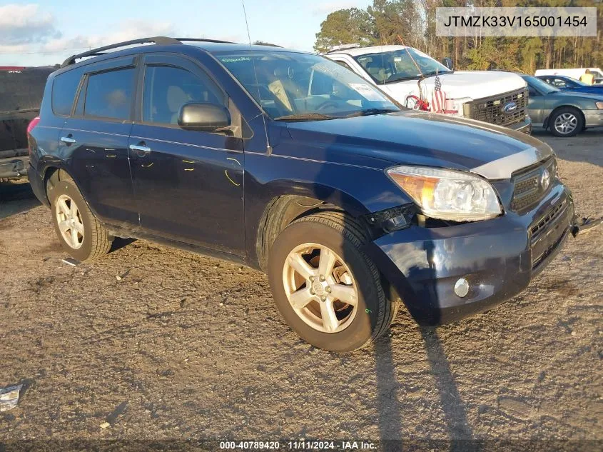 2006 Toyota Rav4 Base V6 VIN: JTMZK33V165001454 Lot: 40789420