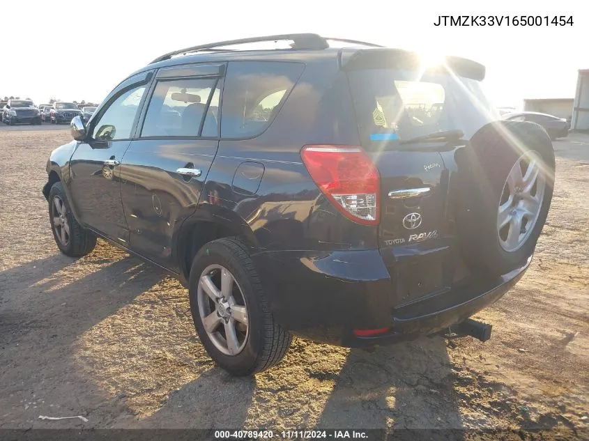 2006 Toyota Rav4 Base V6 VIN: JTMZK33V165001454 Lot: 40789420