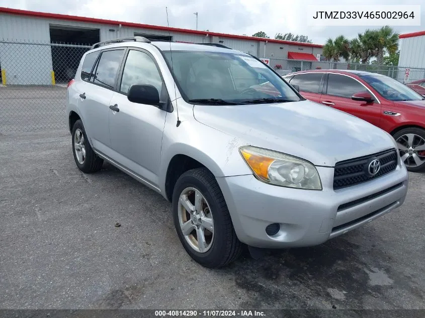 JTMZD33V465002964 2006 Toyota Rav4