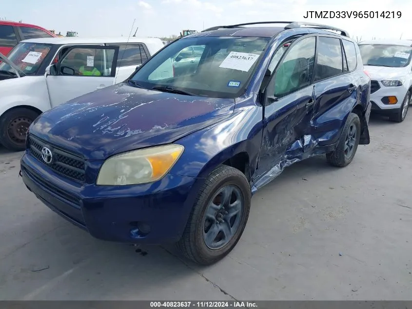 2006 Toyota Rav4 VIN: JTMZD33V965014219 Lot: 40823637