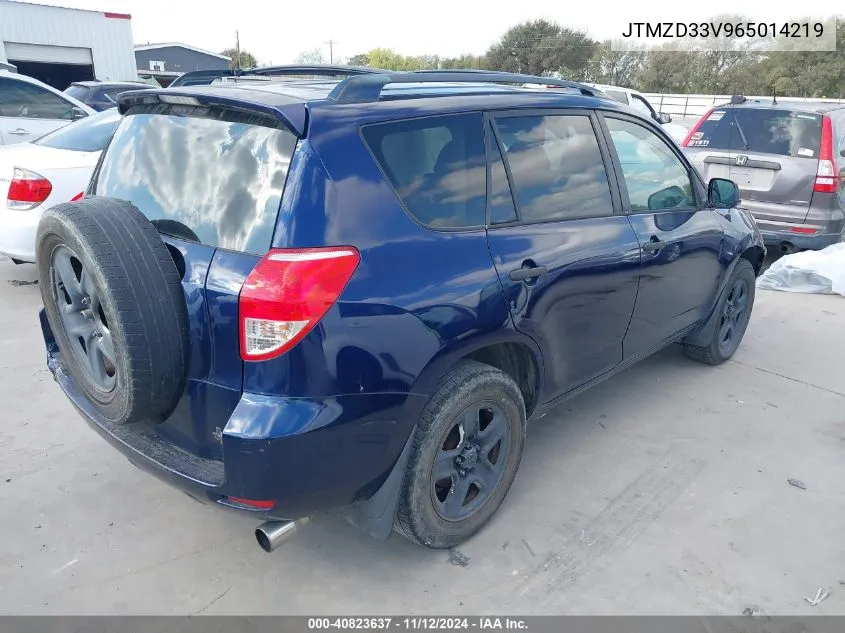 2006 Toyota Rav4 VIN: JTMZD33V965014219 Lot: 40823637