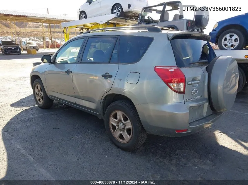 2006 Toyota Rav4 Base V6 VIN: JTMZK33V366001823 Lot: 40833878