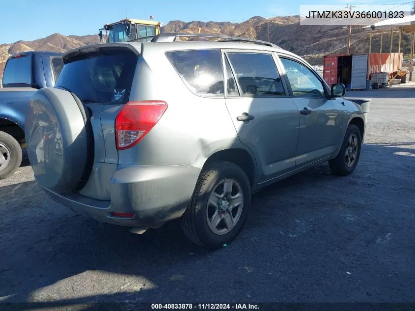 2006 Toyota Rav4 Base V6 VIN: JTMZK33V366001823 Lot: 40833878