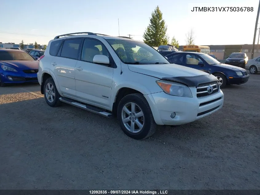 2007 Toyota Rav4 Limited VIN: JTMBK31VX75036788 Lot: 12092835