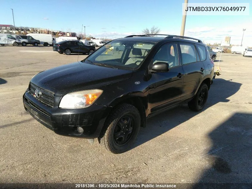 2007 Toyota Rav4 VIN: JTMBD33VX76049977 Lot: 20181396