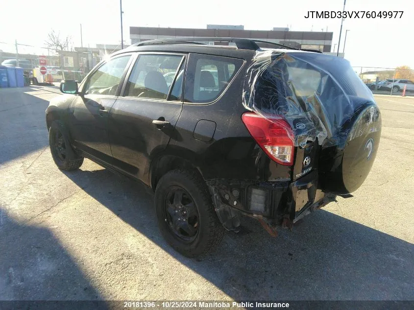 2007 Toyota Rav4 VIN: JTMBD33VX76049977 Lot: 20181396