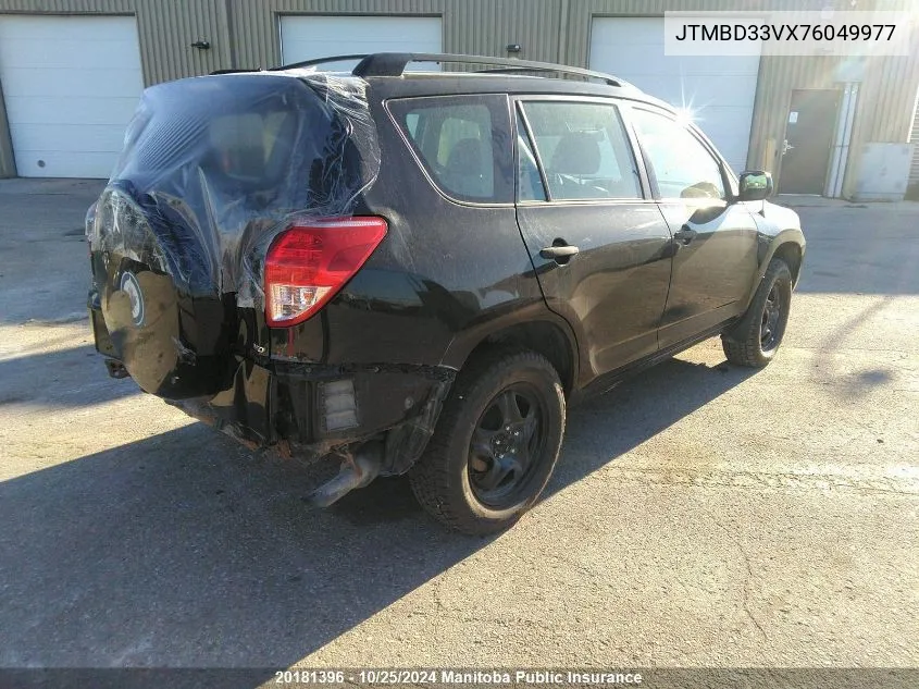 2007 Toyota Rav4 VIN: JTMBD33VX76049977 Lot: 20181396