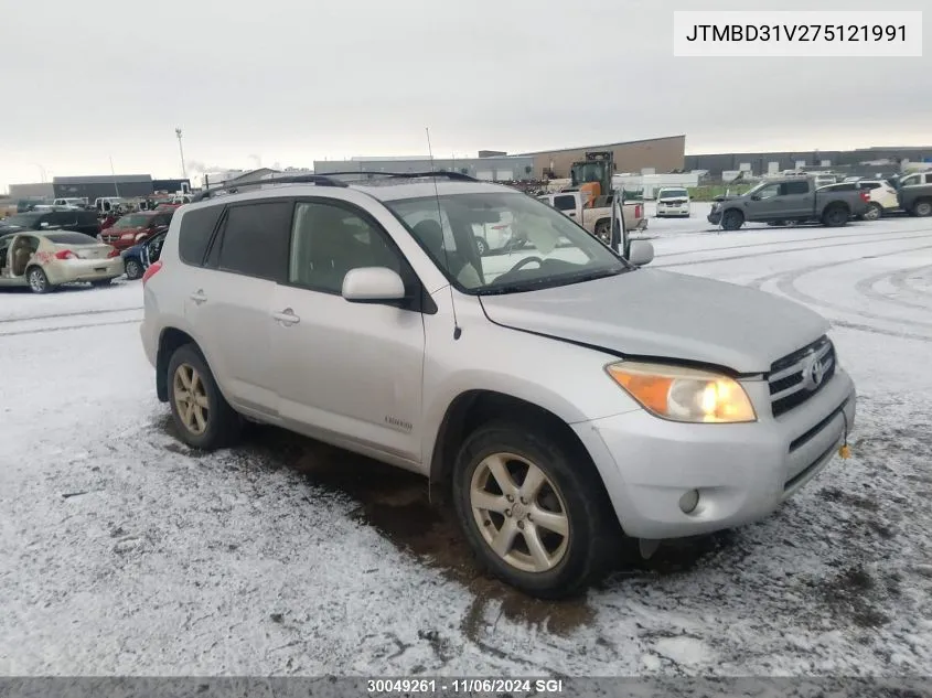 2007 Toyota Rav4 Limited VIN: JTMBD31V275121991 Lot: 30049261