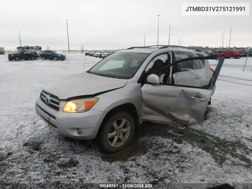 2007 Toyota Rav4 Limited VIN: JTMBD31V275121991 Lot: 30049261