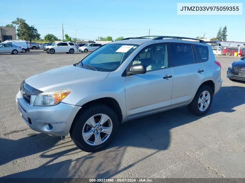 JTMZD33V975059355 2007 Toyota Rav4