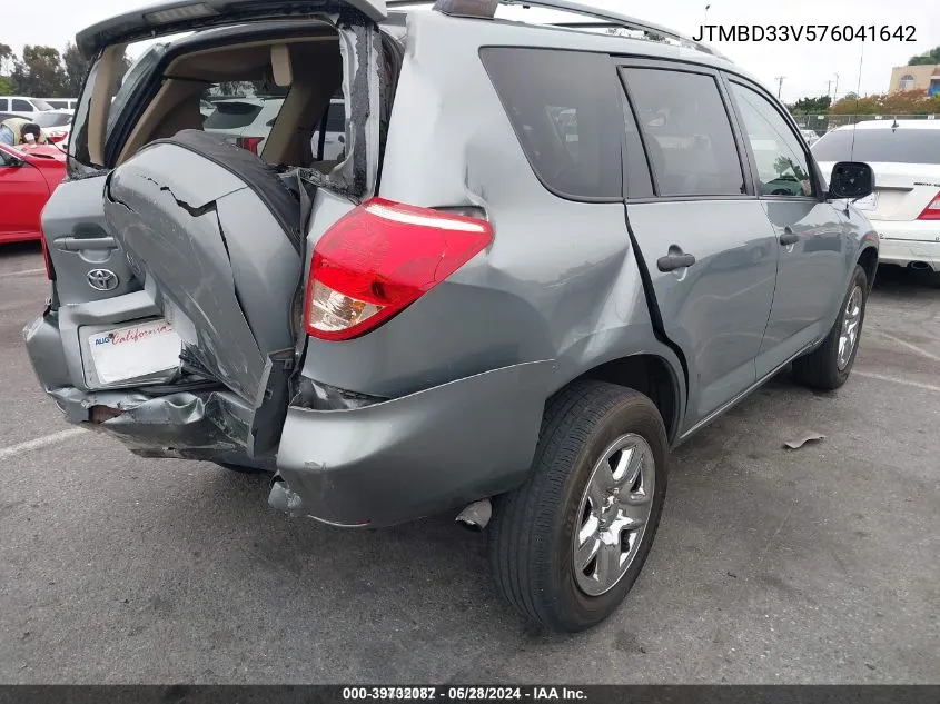 2007 Toyota Rav4 VIN: JTMBD33V576041642 Lot: 39732087