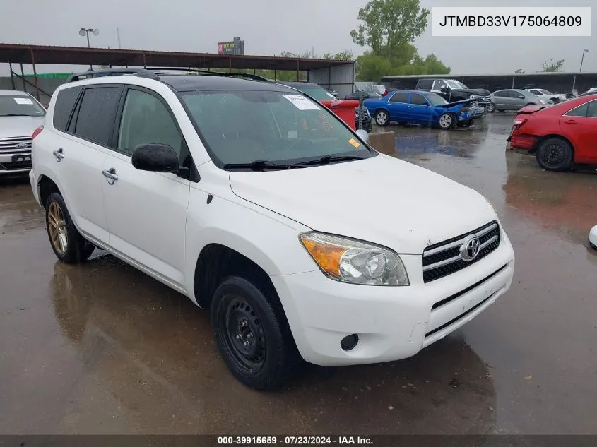 2007 Toyota Rav4 VIN: JTMBD33V175064809 Lot: 39915659