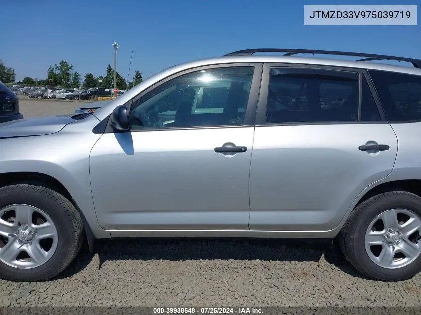 JTMZD33V975039719 2007 Toyota Rav4