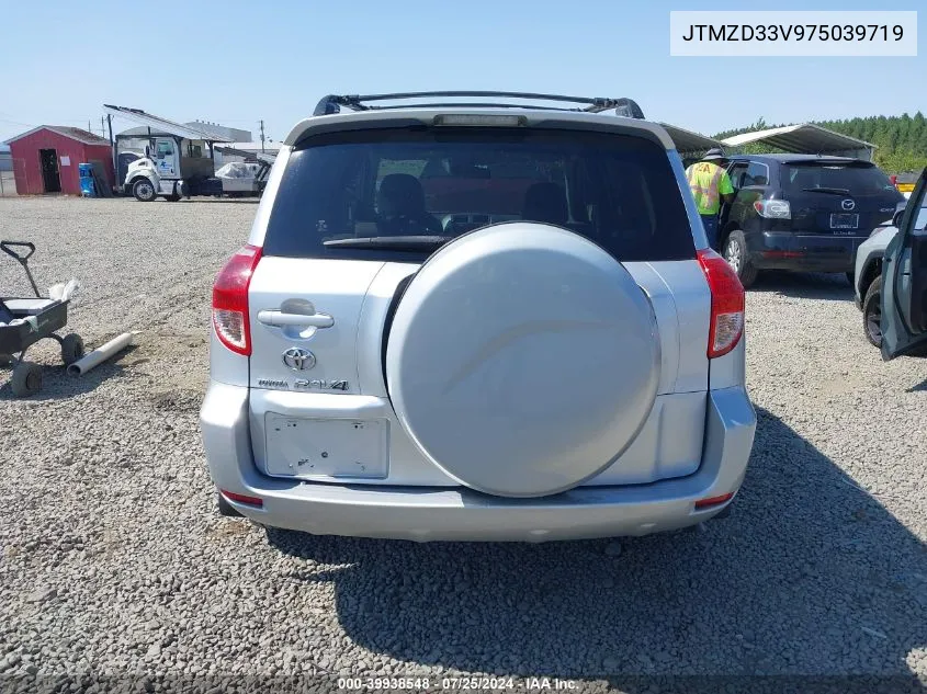 JTMZD33V975039719 2007 Toyota Rav4