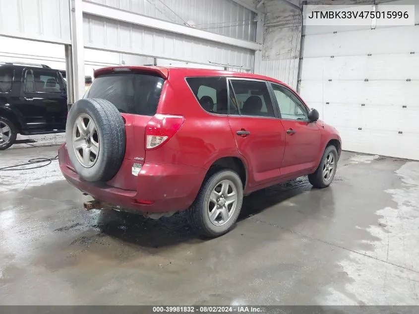 JTMBK33V475015996 2007 Toyota Rav4 Base V6