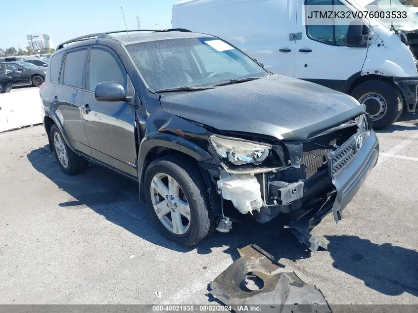 JTMZK32V076003533 2007 Toyota Rav4 Sport V6