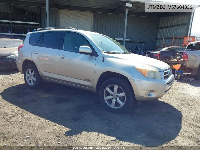 JTMZD31V576043361 2007 Toyota Rav4 Limited