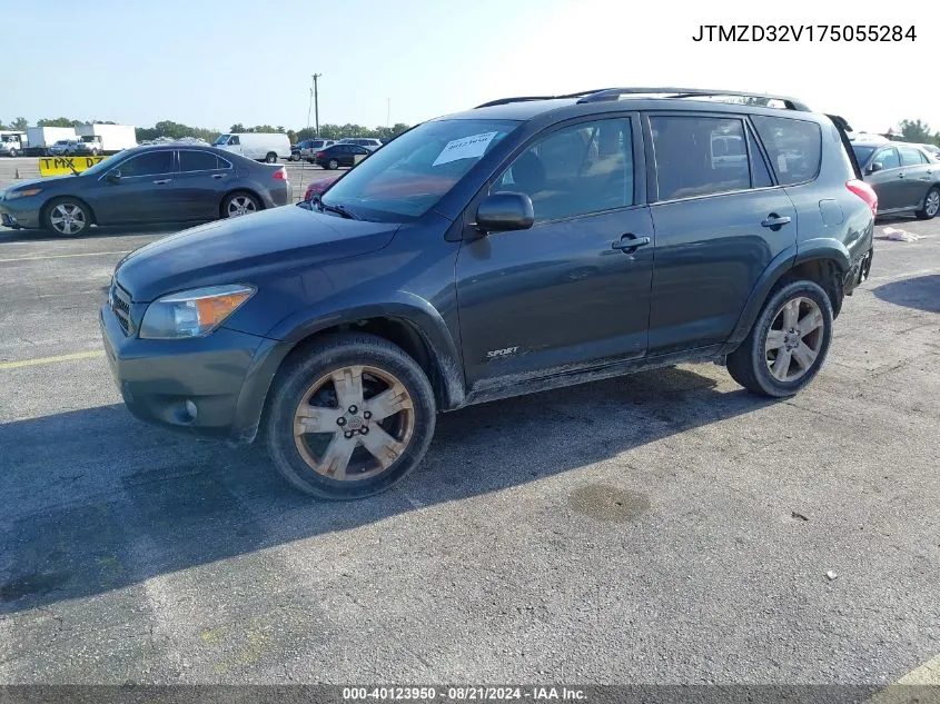 2007 Toyota Rav4 Sport VIN: JTMZD32V175055284 Lot: 40123950