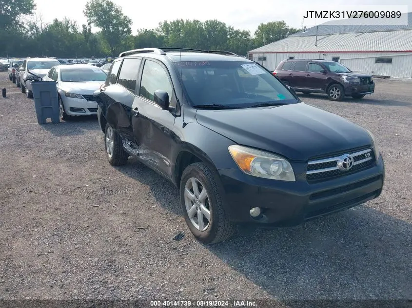 2007 Toyota Rav4 Limited V6 VIN: JTMZK31V276009089 Lot: 40141739