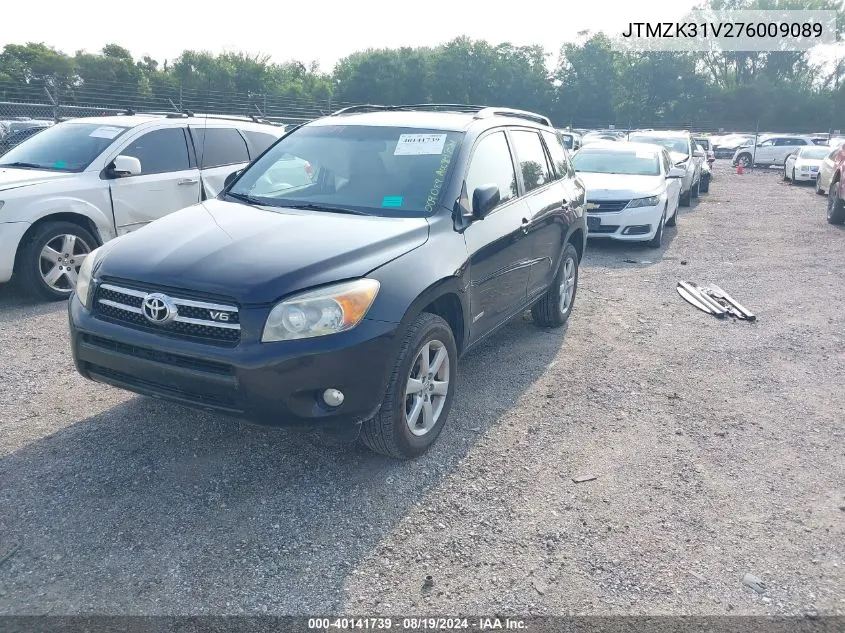 2007 Toyota Rav4 Limited V6 VIN: JTMZK31V276009089 Lot: 40141739