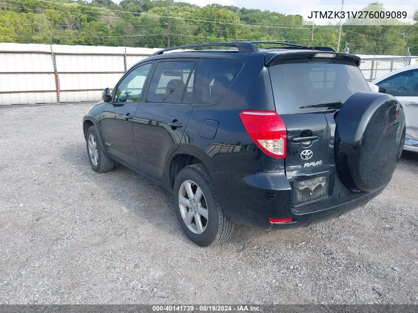 2007 Toyota Rav4 Limited V6 VIN: JTMZK31V276009089 Lot: 40141739