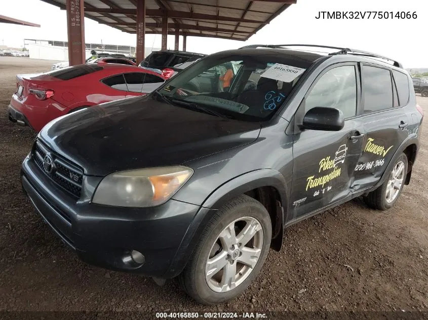 2007 Toyota Rav4 Sport V6 VIN: JTMBK32V775014066 Lot: 40165850