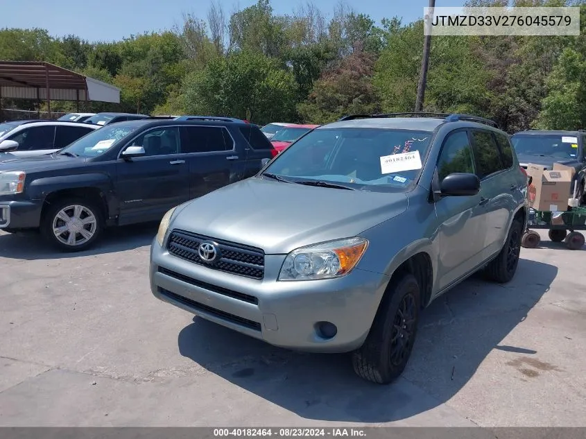 2007 Toyota Rav4 VIN: JTMZD33V276045579 Lot: 40182464