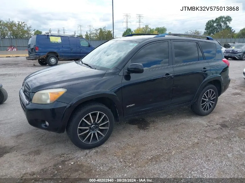 2007 Toyota Rav4 Sport V6 VIN: JTMBK32V575013868 Lot: 40202940