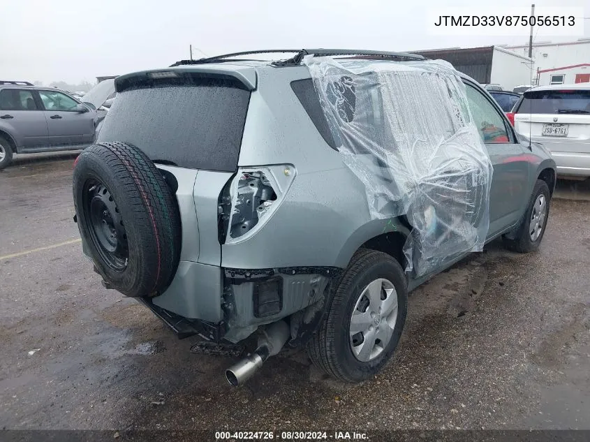 JTMZD33V875056513 2007 Toyota Rav4