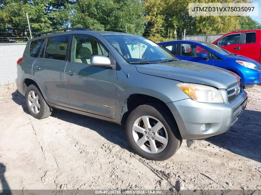 2007 Toyota Rav4 Limited VIN: JTMZD31VX75035097 Lot: 40235785