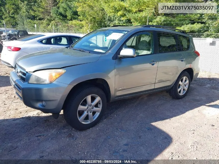 2007 Toyota Rav4 Limited VIN: JTMZD31VX75035097 Lot: 40235785