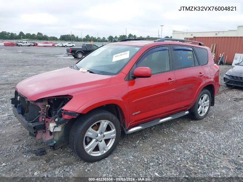 2007 Toyota Rav4 Sport V6 VIN: JTMZK32VX76004821 Lot: 40238504