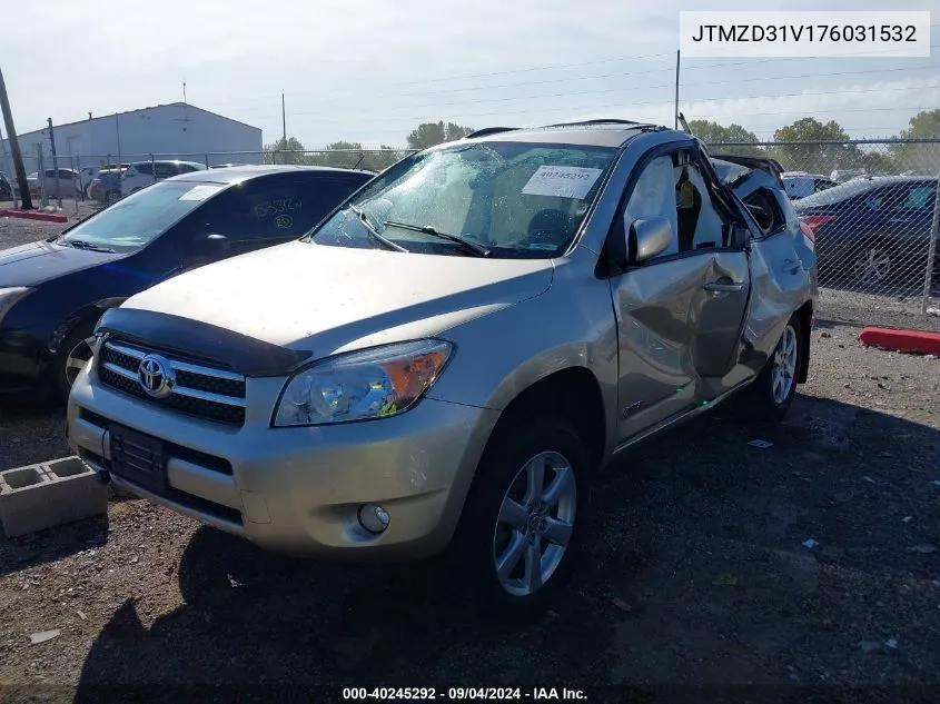 2007 Toyota Rav4 Limited VIN: JTMZD31V176031532 Lot: 40245292