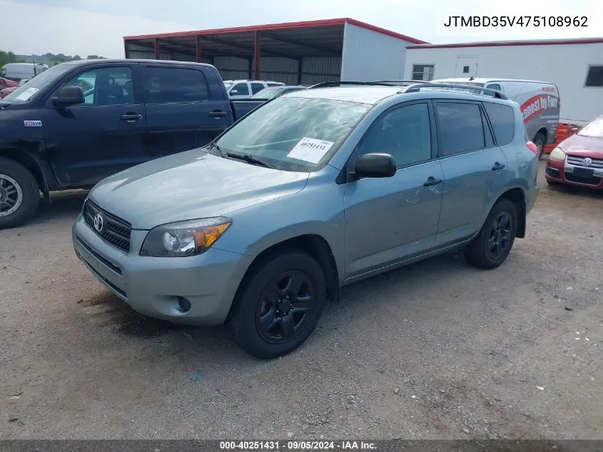 JTMBD35V475108962 2007 Toyota Rav4