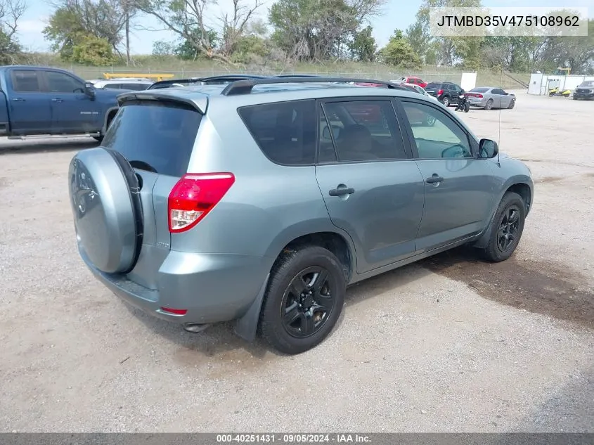 JTMBD35V475108962 2007 Toyota Rav4